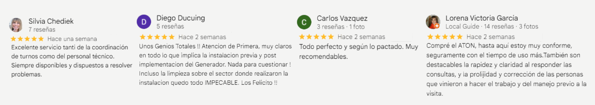 Reseñas de Google