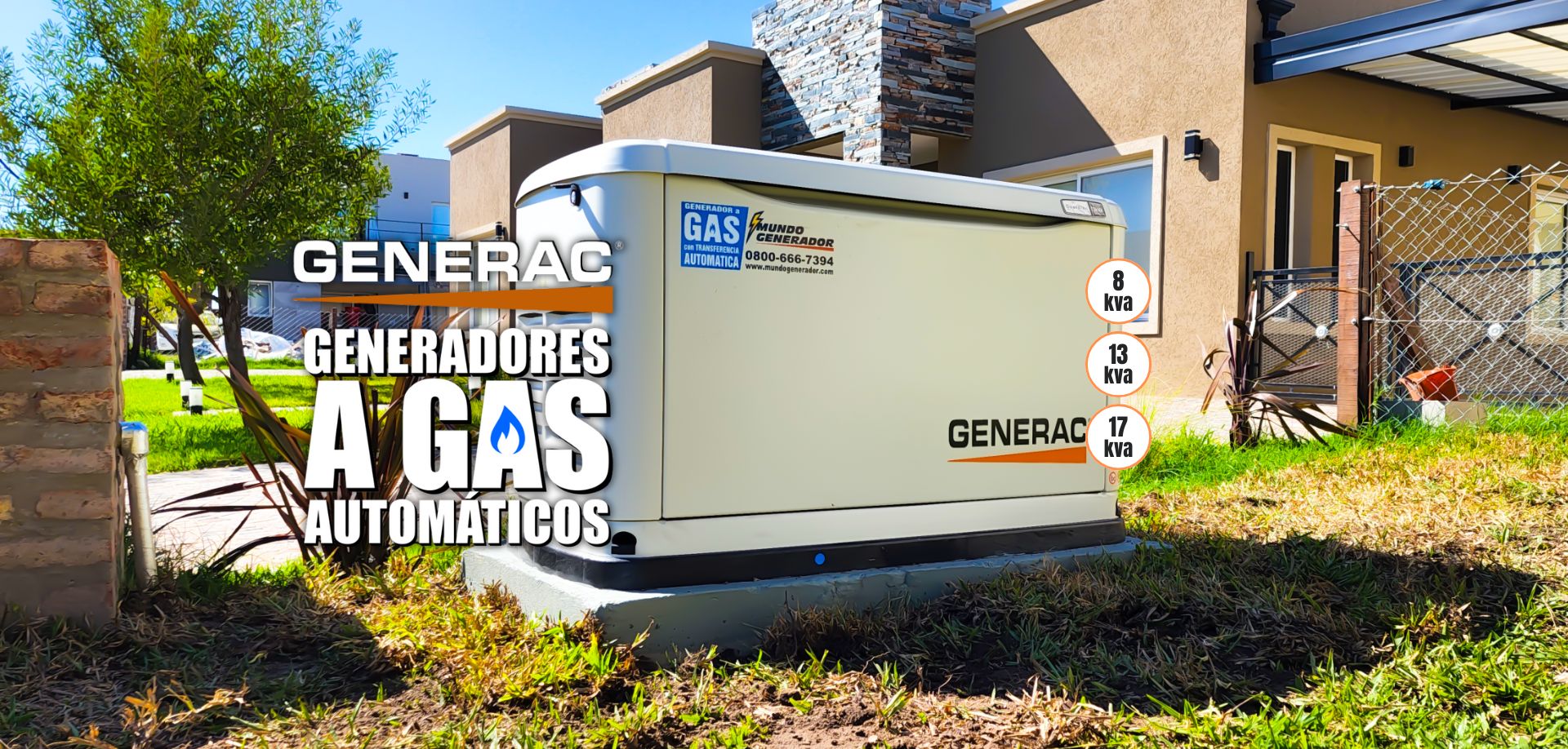 Foto Generadores Residenciales a Gas Generac