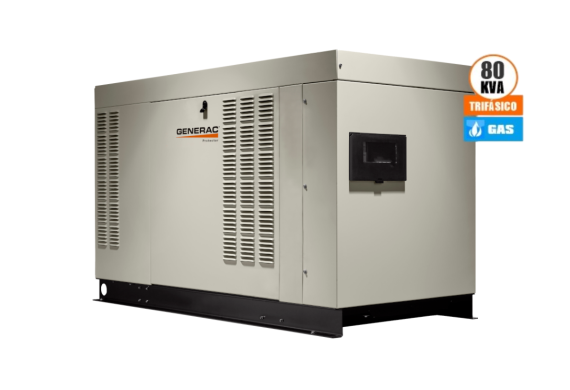 Imagen Generador RG 80 kva trifásico, marca GENERAC